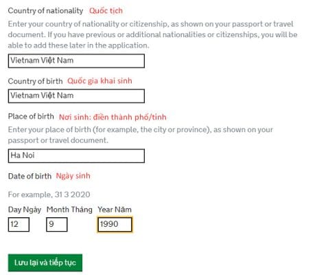 Hướng Dẫn điền Tờ Khai Visa Anh Du Lịch Chi Tiết 2026