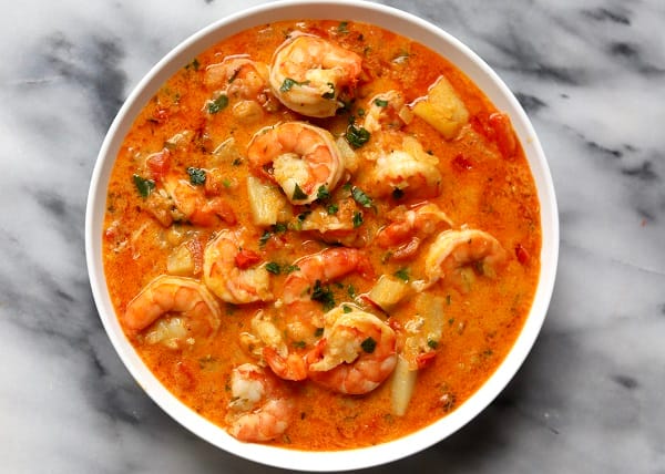 Món súp Moqueca De Camaroes béo ngậy của người Brazil