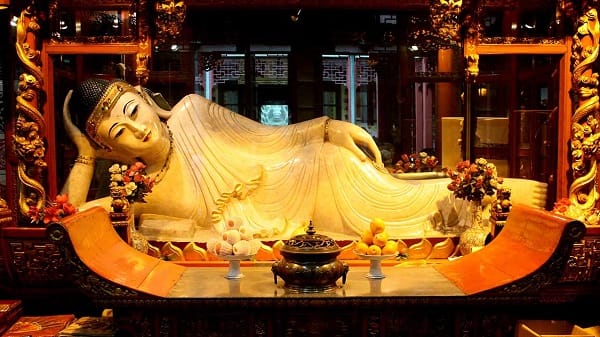 Pho tượng Phật nằm dài 96cm