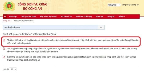 Thủ tục xin công văn nhập cảnh Việt Nam