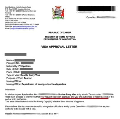 Dịch vụ xin visa Zambia Uy tín - Giá tốt tại May Travel
