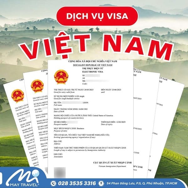 Dịch vụ làm visa Việt Nam cho người Mỹ tại May Travel
