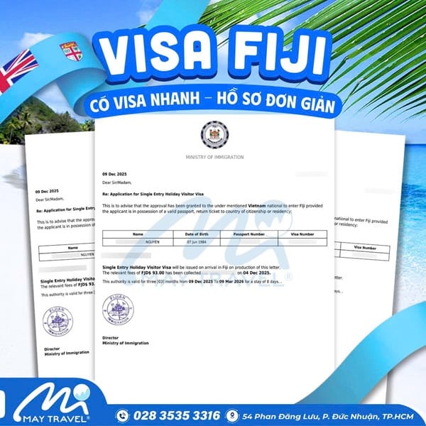 Dịch vụ làm visa Fiji trọn gói