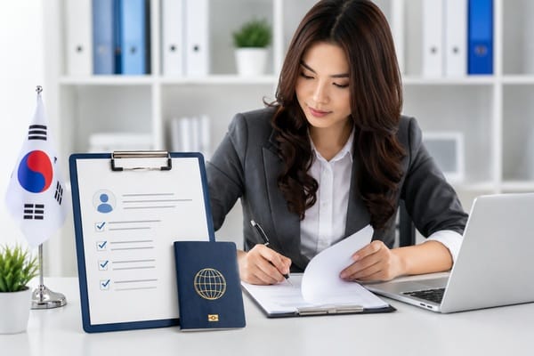 giay xac nhan nhan vien xin visa han quoc 1
